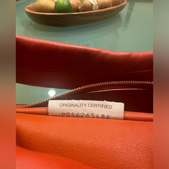 Bottega Veneta mini double knot, pumpkin color - Picture 11 of 11